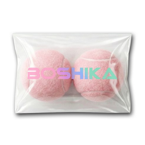BOSHIKA 프리미엄 테니스공, 핑크, 2개
