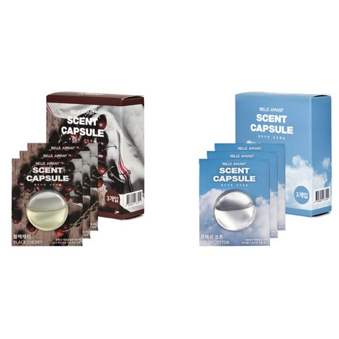 벨르아망 센트캡슐 차량용방향제 리필키트 4ml 3개입 이미지 3
