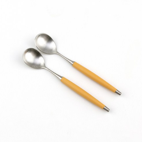 보겐 국내생산 르비앙 샤틴 커트러리 티스푼, 머스타드, 2개