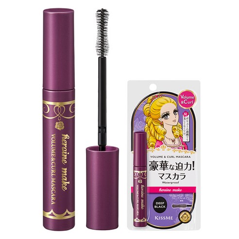 히로인메이크 볼륨앤컬 마스카라 EX 6g 딥블랙 × 5개