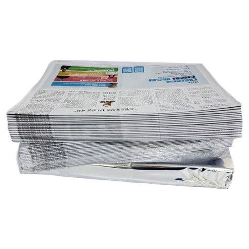 새 신문지 위생용 밀봉포장 2kg, 혼합색상, 1개