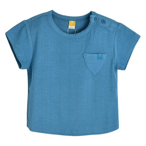 모이몰른 유아용 SOFT 포켓 골지 반팔 티셔츠 M242TSB91P