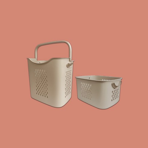 올유리빙 네추럴 빅스윙 빨래 바구니 후기 분석 - 측면 디테일 샷