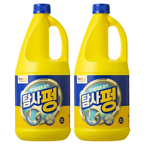 탐사 배수구 세정제, 2L, 2개