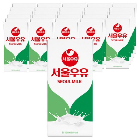 서울우유 멸균 흰우유, 1L, 50개