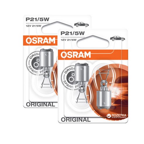 오스람 오리지널 프리미엄 더블 램프 2개입, 2개, P21/5W