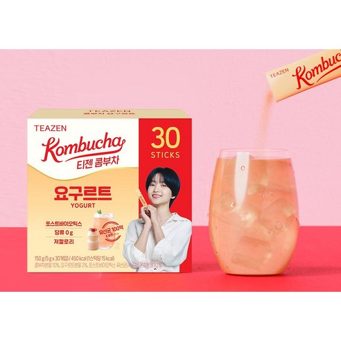 티젠 콤부차 요구르트의 낮은 칼로리와 당류 정보