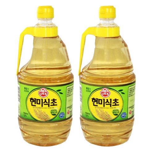 오뚜기 현미식초 1.8L 2개: 건강한 식탁을 위한 현명한 선택
