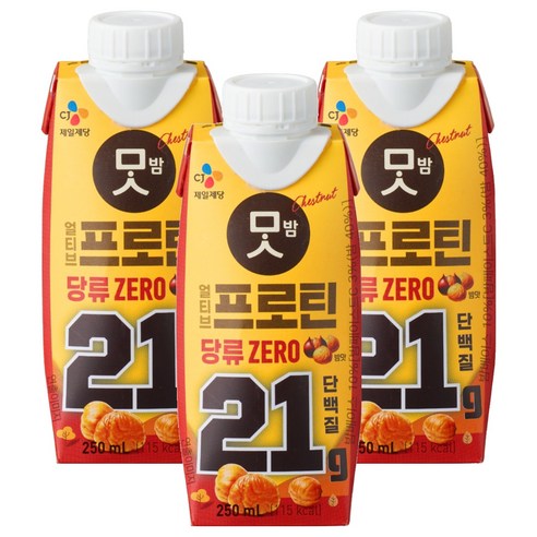 얼티브 프로틴 밤맛, 250ml, 3개
