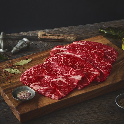 입 안 가득 퍼지는 풍미, 호주산 척아이롤 메가 구이용 (1kg)