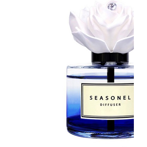 시즈넬 차량용 디퓨저 화이트 로즈 블루 120ml 이미지 2