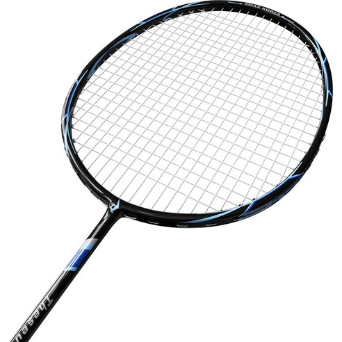 스맥스코리아 풀카본 초경량 배드민턴 라켓 68g 후기 분석 - 측면 프레임 두께 확인