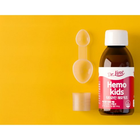 닥터라인 헤모키즈 맛있는 딸기맛 유아철분제 후기 분석 - 스푼 구성품