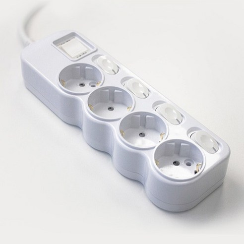 에코파워탭 LED 개별 과부하차단 멀티탭 4구 EPM-L304SS + 안... 솔직 후기 | 실제 배치 사진 포함 - 상품 이미지 2