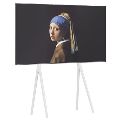 엣지월 아르테 TV 스탠드 메탈화이트, 1개, EdgeM Arte Metal white