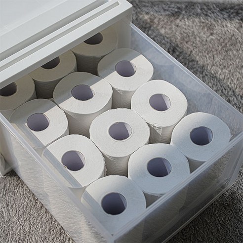 아이리스 시스템 수납박스 슬라이딩 서랍장 BC-500 후기 분석 - 옷장 정리 활용 예시