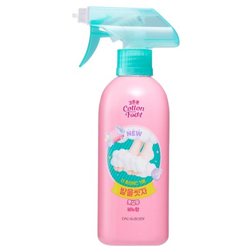 온더바디 코튼풋 발을 씻자 풋샴푸 비누향, 1개입, 1개, 385ml