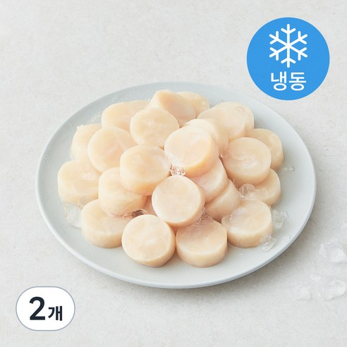 살맛나요 깨끗하게 손질된 가리비관자살 (냉동), 500g, 2개