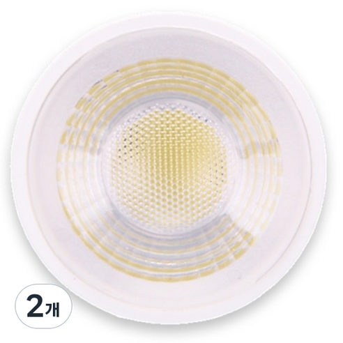 KDT LED 램프 MR16 GU10 5W 전구 캔들워머 할로겐전구, 주광색, 2개