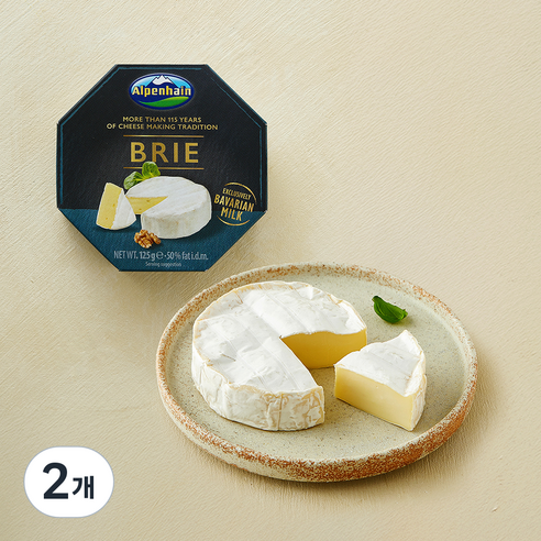 알펜하인 브리 치즈, 125g, 2개, 1개입