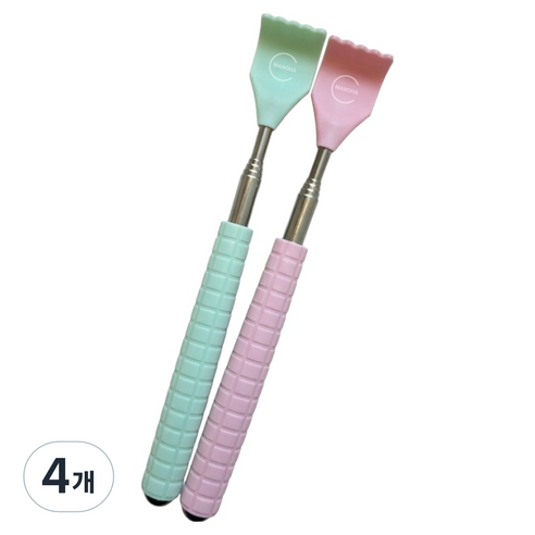 마노하 5단 접이식 휴대용 가려움 등긁개, 랜덤발송, 4개 랜덤발송, 4개
