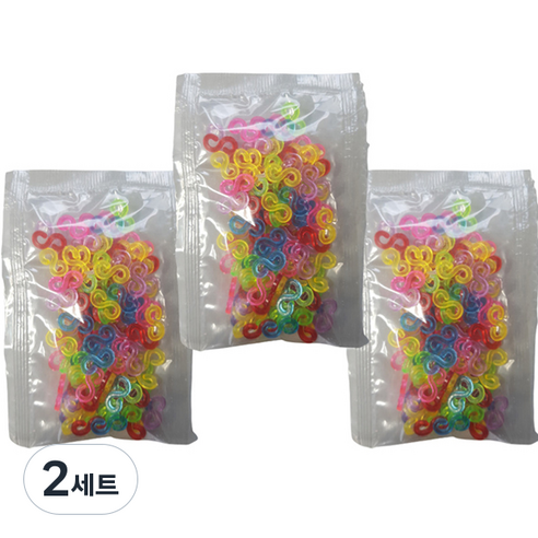 룸밴드 S 고리 300p, 컬러, 2세트