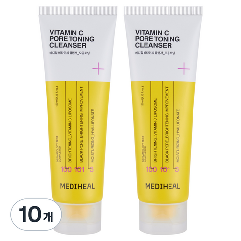 메디힐 모공토닝 클렌징폼, 120ml, 10개