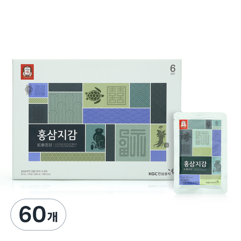 정관장 홍삼지감 + 쇼핑백, 50ml, 60개