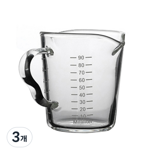 프랜드커피 에스프레소 샷잔 90ml, 혼합색상, 3개
