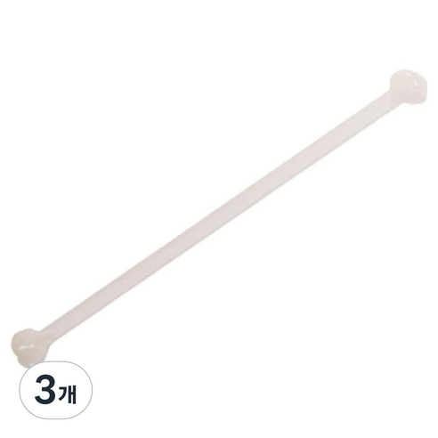 디에이트 홈카페 하트 롱스푼 머들러, 화이트, 3개 화이트, 3개