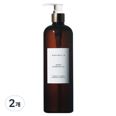 그레이멜린 아르간 클렌징 오일, 500ml, 2개