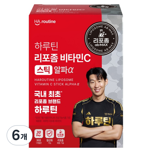 하루틴 리포좀 비타민C 스틱 알파 30p, 90g, 6개