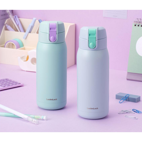 산뜻한 그린의 유혹, 락앤락 스쿨핏 코튼캔디 텀블러로 당신의 일상을 특별하게!