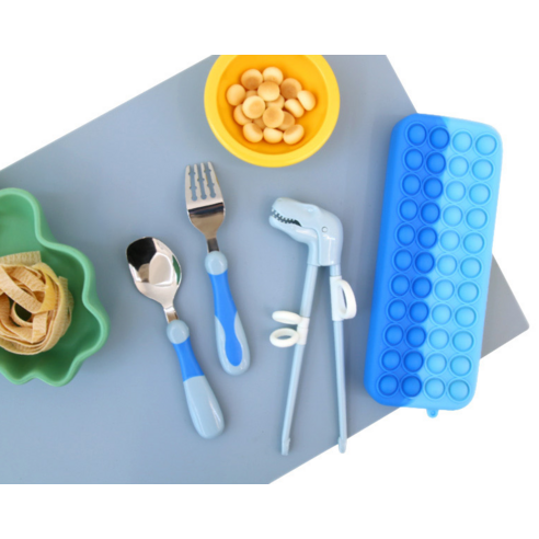 다이노 연습용 유아용 수저세트 이미지 4