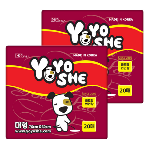 요요쉬 강아지 패드 와인 플로랄와인향 솔직 후기 | 실사용자 리뷰 분석 - 상품 이미지 1