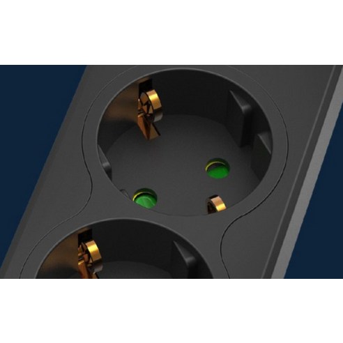 에너자이저 과부하차단 고용량 3680W 납작 멀티탭 3구 후기 분석 - 케이블 두께 비교