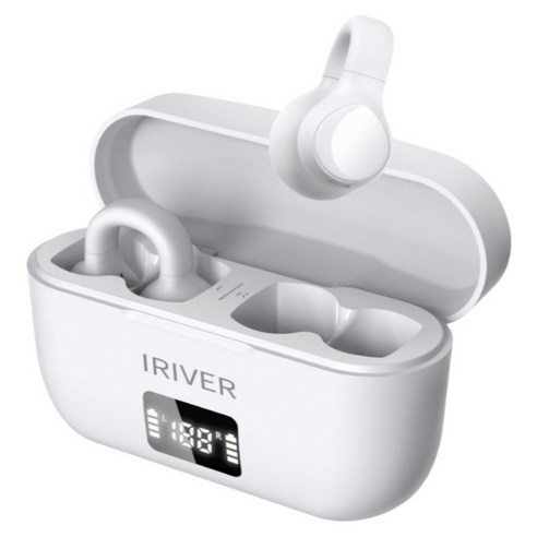 아이리버 무선 오픈형 갤럭시 아이폰 호환 귀걸이형 귀찌 러닝 자전거 운동... 개봉기 | 실사용 후기 - 상품 이미지 1