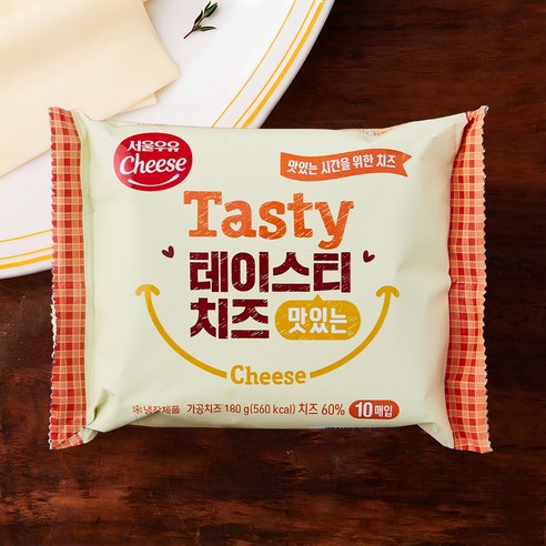 서울우유치즈 테이스티 치즈 맛있는, 18g, 10개입, 1개