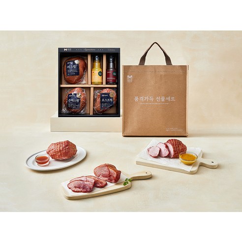 목우촌 시그니처 수제햄 선물세트5호 후기 분석 - 조리 예시 및 단면