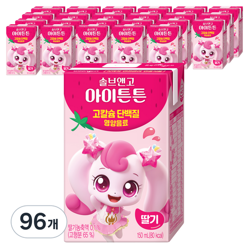 솔브앤고 아이튼튼 딸기, 150ml, 96개