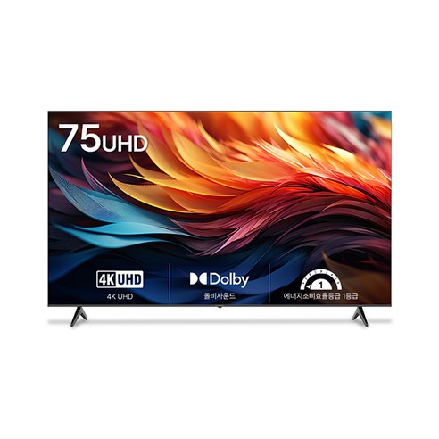 필립스 4K UHD LED TV, 190cm(75인치), 75PUN5130, 벽걸이형, 방문설치