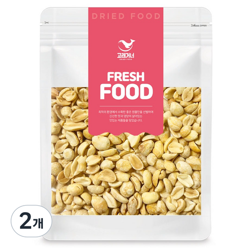 고래거너 미국산 구운땅콩, 1kg, 2개