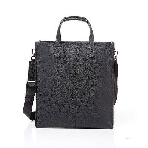 쌤소나이트레드 BAYNES 토트백 측면 디테일 및 수납 공간 확인