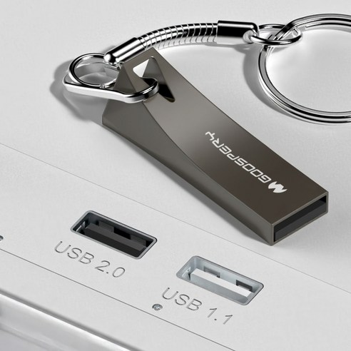 구스페리 USB 메모리 카드 실버 연결 이미지