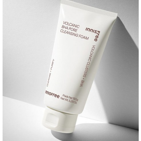 이니스프리 화산송이 모공 바하 클렌징 폼 후기 분석 - 사용 후 매끈해진 피부 표현