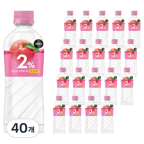 이프로 부족할 때 복숭아, 40개, 350ml