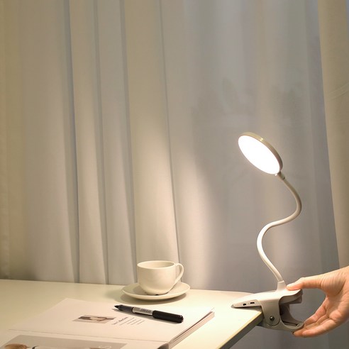 홈플래닛 클립형 무선 LED 책상용 스탠드 이미지 2
