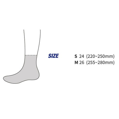 미즈노 플레이 더블 쿠션 미드 스포츠 양말 후기 분석 - 다양한 각도에서의 양말 실루엣