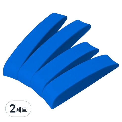 이지윈 EVA 라운드 쿠션 도어가드 라지 x 2p + 스몰 x 2p 세트, 블루, 2세트