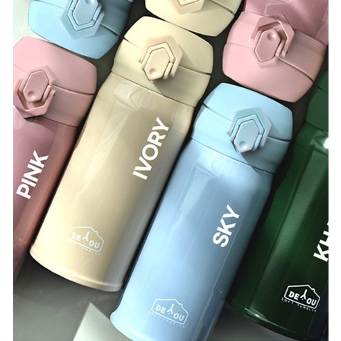 디유 비비드 2중 진공 원터치 보온병 2종 세트 솔직 후기 | 실사용자 리뷰 분석 - 상품 이미지 3